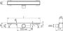 EASYDRAIN Easy Drain Compact RVS douchegoot LxB= 1000x60mm rechthoekig met RVS rooster schuifeind horizontaal 50mm met sifon - Thumbnail 6