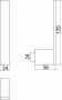 EMCO Loft verticale reserve rolhouder chroom - Thumbnail 2