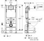 Geberit Complete UP100 set met Villeroy en Boch O. novo Vlakspoel - Thumbnail 3