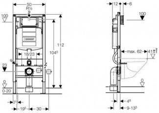 Geberit Complete UP320 set Villeroy en Boch O. omnia architectura direct flush