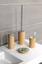 Gedy Altea Vrijstaande toiletborstel houder bamboe - Thumbnail 4