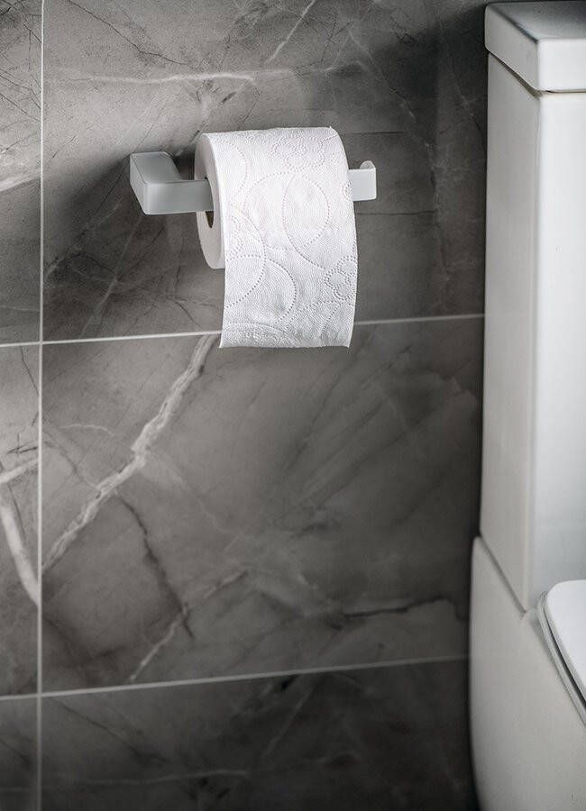 Gedy Pirenei toiletrolhouder zonder klep mat wit