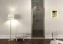 Gelco Antique draaibare douchedeur rechts 80x190cm 8mm nano veiligheidsglas - Thumbnail 2