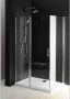 Gelco One douchecabine hoek 120x80 chroom - Thumbnail 2