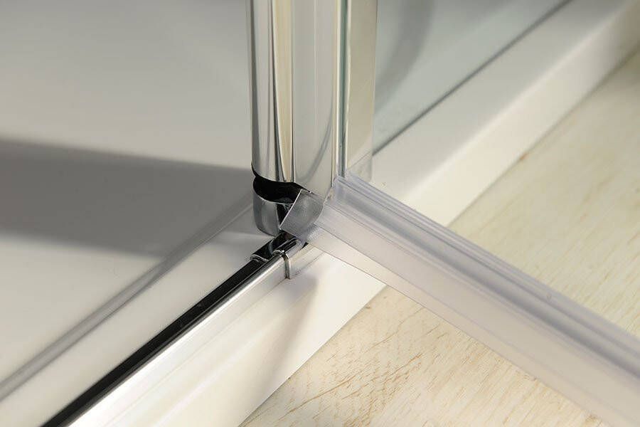 Gelco One douchecabine rechthoek 110x75 cm chroom