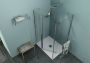 Gelco One douchecabine rechthoek 130x100 cm chroom - Thumbnail 2