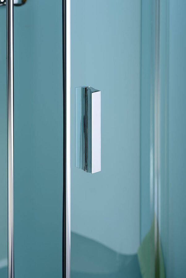 Gelco One douchecabine vierkant 80x80 cm chroom