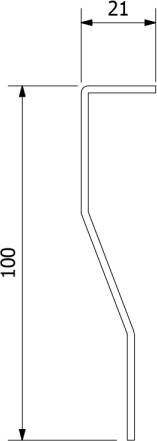 Gelco Sara voorzetpaneel rechthoek douchebak 120x90 cm wit links