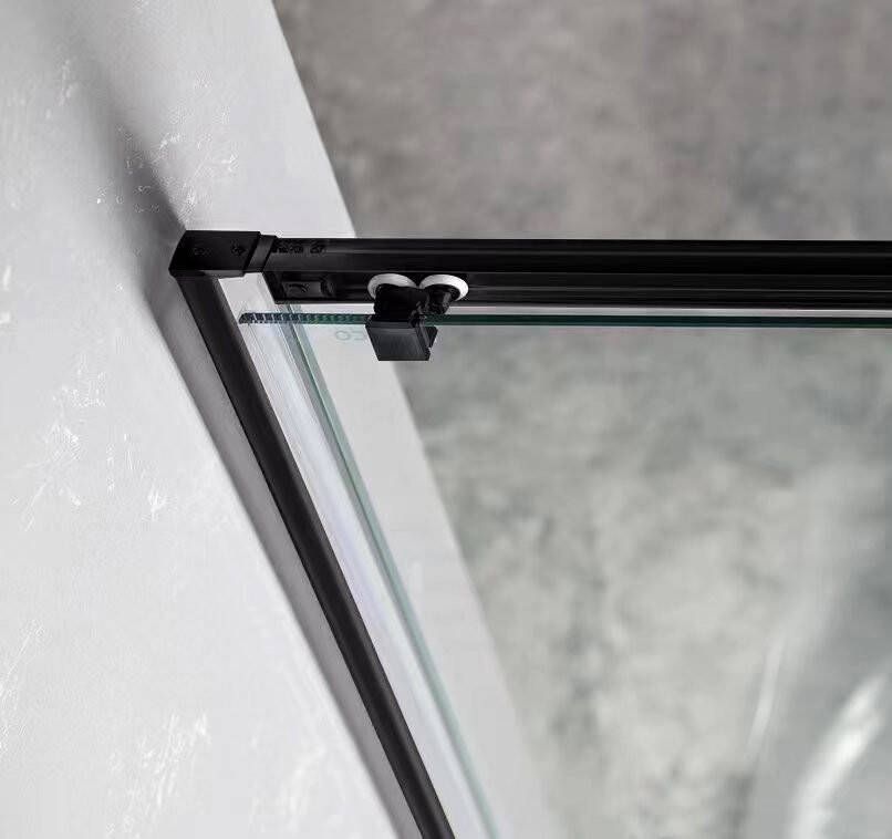 Gelco Sigma Simply Black douchecabine kwartrond 120x90 mat zwart