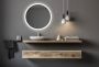 Gliss Design Circum ronde spiegel met LED-verlichting en spiegelverwarming 100cm - Thumbnail 2
