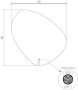 Gliss Design Badkamerspiegel Gliss Fury Organic LED Verlichting 120x120 cm En Spiegelverwarming - Thumbnail 3
