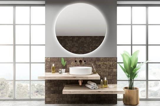 Gliss Design Oko ronde spiegel met verlichting en verwarming 120cm - Foto 2