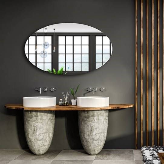 Gliss Design Oval spiegel 150x95