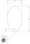 Gliss Design Gliss Badkamerspiegel Oval | met LED Verlichting | 100x60cm | Verticaal - Thumbnail 4