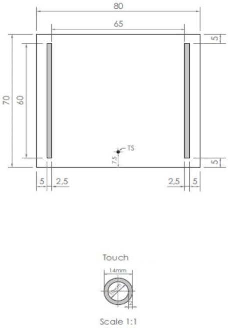 Gliss Design Vertical spiegel 80x70