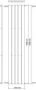 Haceka Designradiator Negev Adoria 34x184 cm Wit Onderaansluiting (635 Watt) - Thumbnail 2