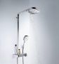 Hansgrohe Raindance E showerpipe 360 1jet met ShowerTablet Select 300 wit chroom - Thumbnail 2