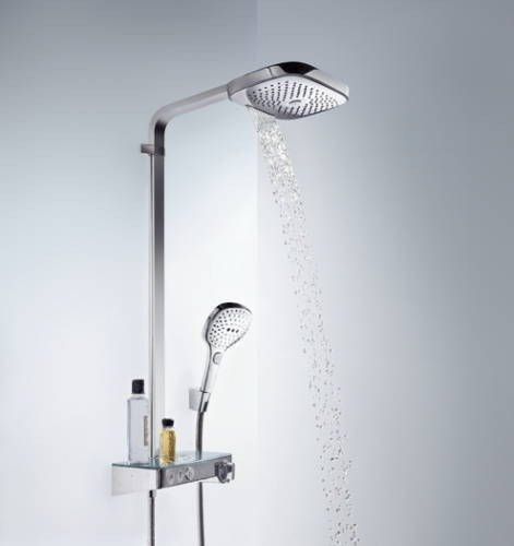 Hansgrohe ShowerTablet thermostaat met raindance select E 300 chroom