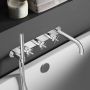 Hotbath Chap C062 inbouw badthermostaat geborsteld nikkel - Thumbnail 2