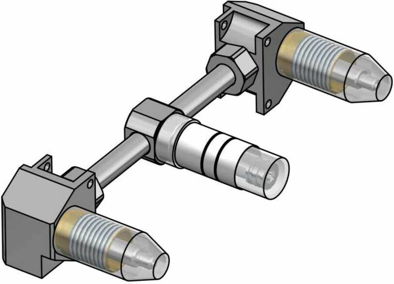 Hotbath Cobber CB005T-18 inbouw wastafelmengkraan gepolijst messing