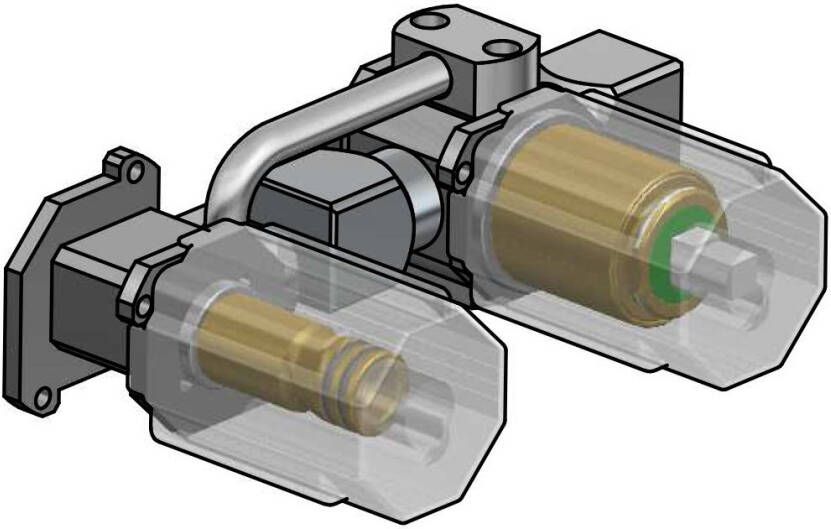 Hotbath Cobber CB026 inbouw badmengkraan met handdouche geborsteld koper