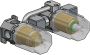 Hotbath Cobber CB029 inbouw mengkraan 2 weg mat zwart - Thumbnail 3