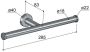 Hotbath Cobber CBA05 dubbele toiletrolhouder zwart chroom - Thumbnail 2