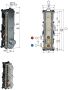 Hotbath Cobber inbouwdeel voor PB066 inbouwthermostaat met 2 pushbuttons en verticale plaatsing - Thumbnail 2