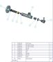 Hotbath Pal hoekstopkraan rond met filter 1 2" messing verouderd verweerd P2002AB - Thumbnail 5
