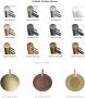 Doucheset Hotbath Cobber Opbouw 20cm Rond Geborsteld Nikkel Thermostaatkraan Glijstang Regendouche en Handdouche 2 Greeps - Thumbnail 3