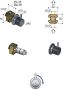 Hotbath Cobber X CX010C inbouw stopkraan koud chroom - Thumbnail 2