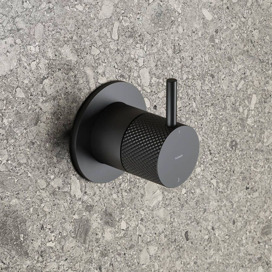 Hotbath Cobber X CX011 inbouw 2-weg omstel mat zwart