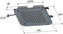Hotbath Gal Inbouw hoofddouche 42 x 42 cm Geborsteld Gunmetal PVD M147BGP - Thumbnail 3