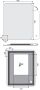 Hotbath Gal MG086 spiegel 80 x 60 cm inclusief indirecte verlichting en spiegelverwarming ip44 - Thumbnail 4