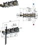 Hotbath Cobber inbouwdeel voor CB7071 inbouw bad- douchethermostaat zonder uitloop - Thumbnail 2