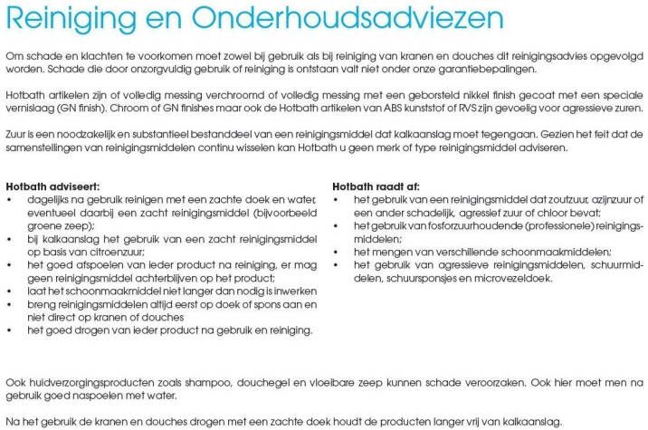 Hotbath Mate HDS1 verstelbare wandsteun met slang en handdouche chroom