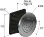 Douche Concurrent Douchearm Muur Hotbath Mate Rond 350 Verzwaard Geborsteld Nikkel - Thumbnail 10