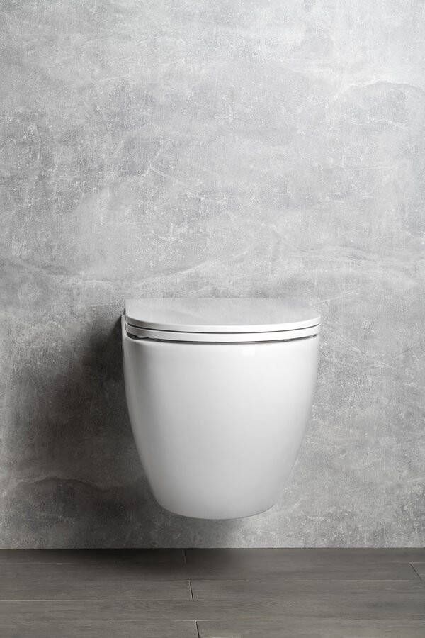 Isvea Infinity randloos hangtoilet glans wit