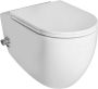 Isvea Infinity randloos hangtoilet met bidet glans wit - Thumbnail 3