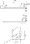 JEE-O Flow inbouw wastafelmengkraan rechts met handdoekhouder geborsteld RVS - Thumbnail 2
