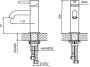 JEE-O Slimline wastafelmengkraan structuur zwart - Thumbnail 3