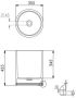 JEE-O Soho waskom 35 mat wit - Thumbnail 2