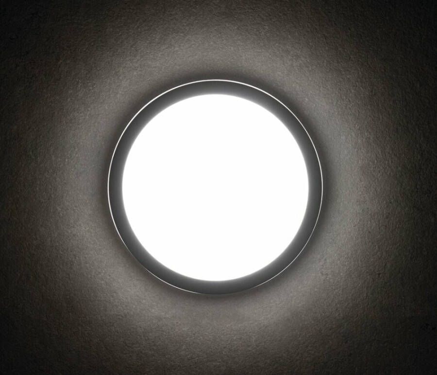 Kanlux Beno plafond 24W LED licht 26x26 grafiet Rond