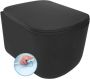 Kerasan Tribeca Slim Soft close toiletzitting duroplastic mat zwart - Thumbnail 2