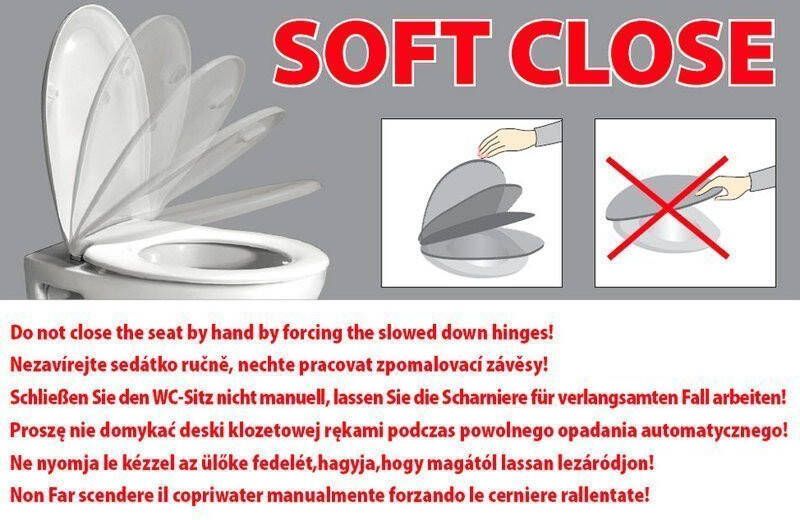 Kerasan Tribeca Slim Soft close toiletzitting duroplastic mat zwart