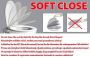 Kerasan Tribeca Slim Soft close toiletzitting duroplastic mat zwart - Thumbnail 3