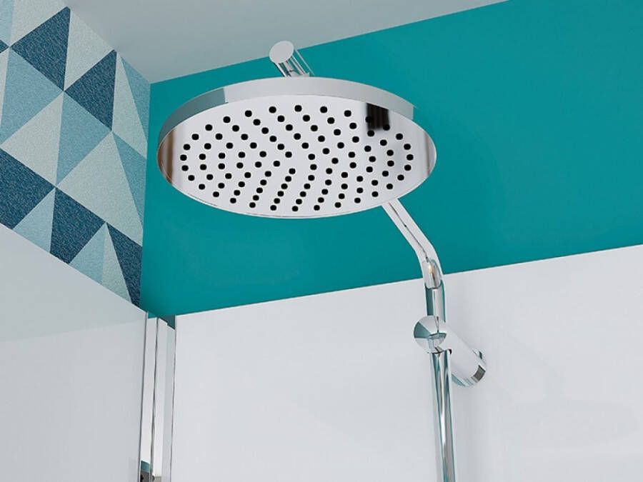 Kinedo Eden complete douchecabine draaideur 18 cm douchebak 120x90 chroom