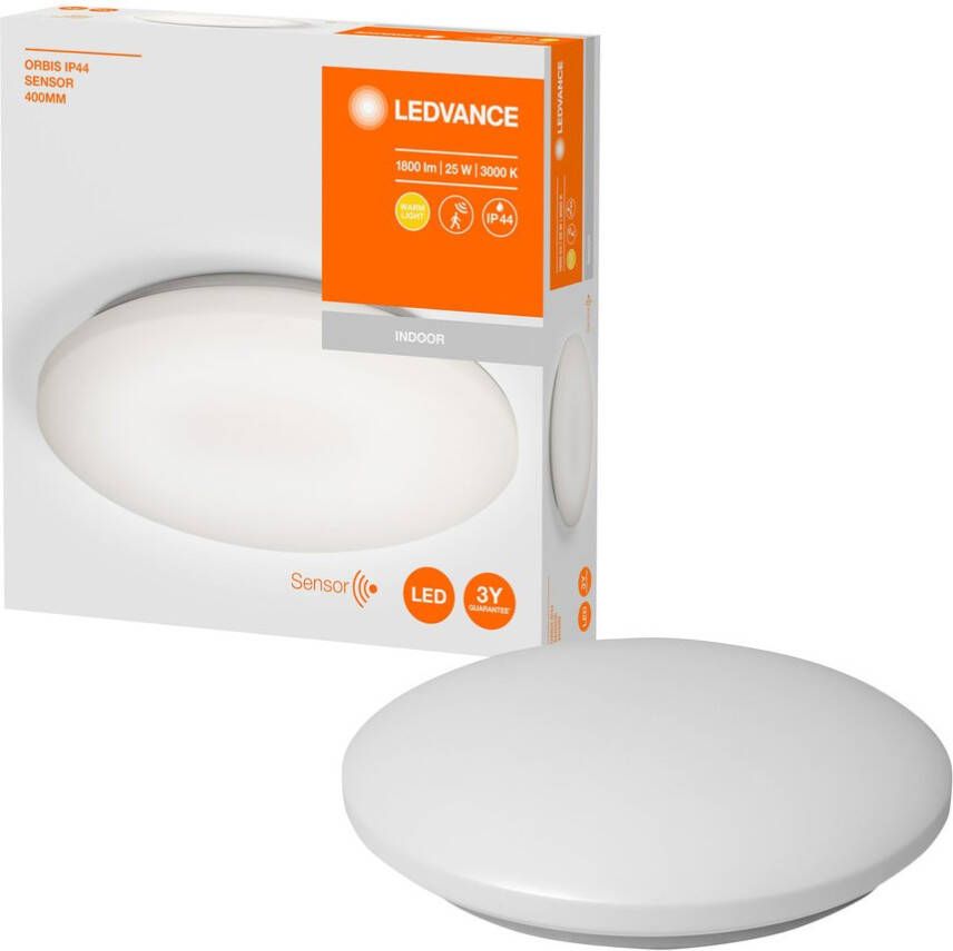 LEDVANCE Orbis sensor LED plafondlamp 40 wit