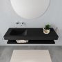 Mondiaz ALAN 150cm Badkamermeubelset solid surface planchet met vrijhangende wastafel wasbak links 0 kraangaten urban M49855UB0M49319UB0 - Thumbnail 3