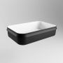 Mondiaz Arvo waskom 55x38x13cm rechthoek opbouw Solid Surface Urban Talc M80179UrbanTalc - Thumbnail 3